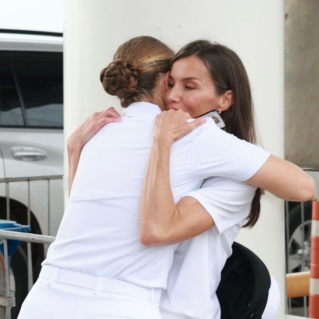 Queen Letizia reunites with daughter Princess Leonor after months apart