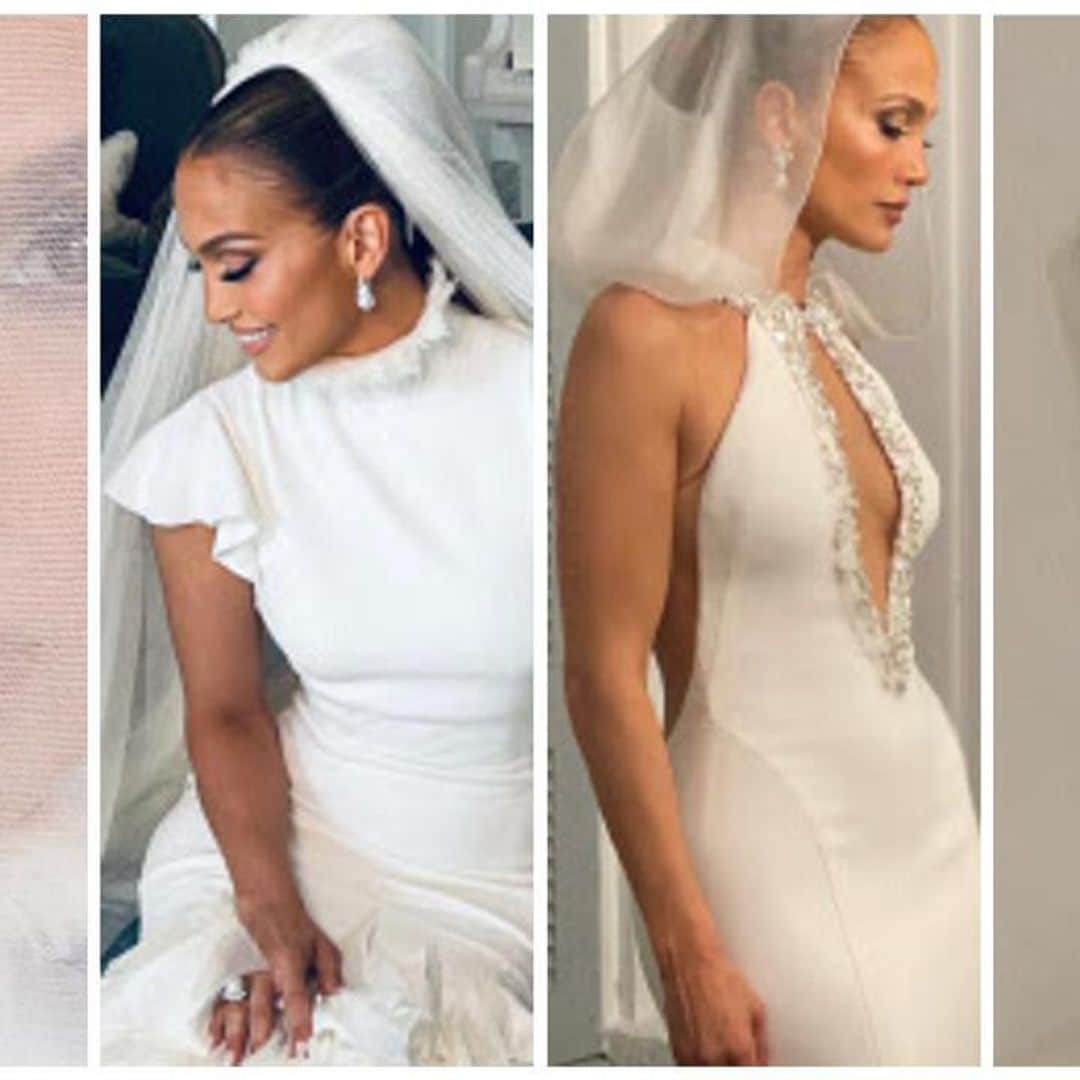 The wait is over! Close-up pictures of Jennifer Lopez’s three Ralph Lauren wedding dresses