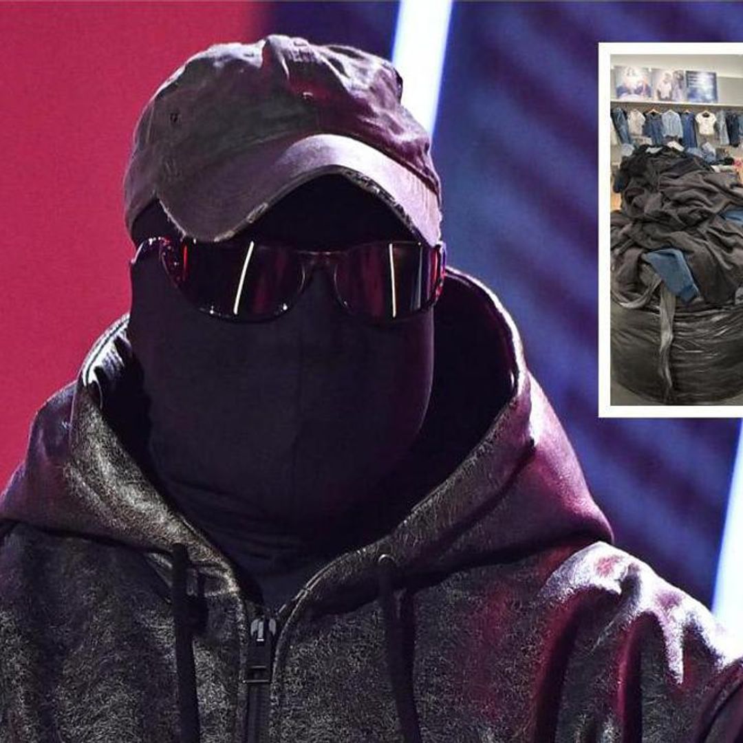 Kanye West’s Yeezy GAP line is being displayed in giant trash bags