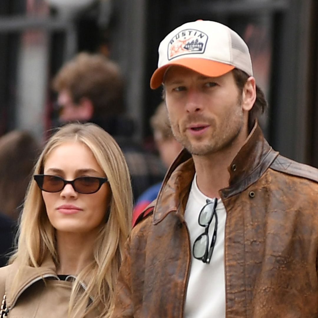 Glen Powell and Michelle Randolph make their romance Instagram official with a kiss