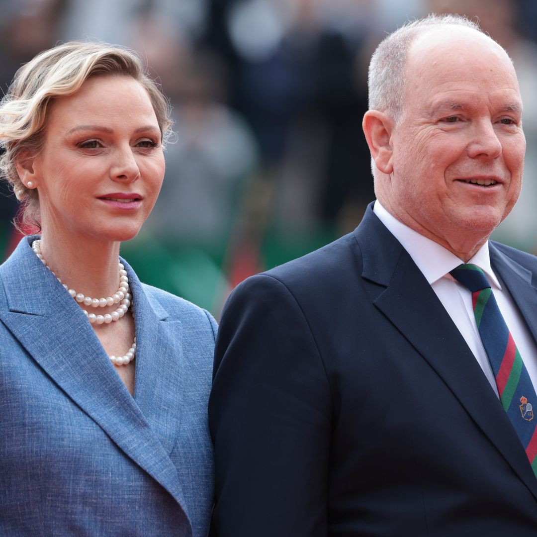 Princess Charlene and Prince Albert are proud parents as twins receive First Communion: Photos      