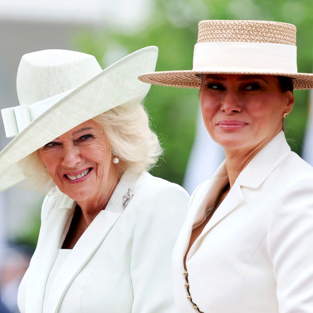 Queen Camilla just wore one of the world's most historic diamonds to meet Melania Trump