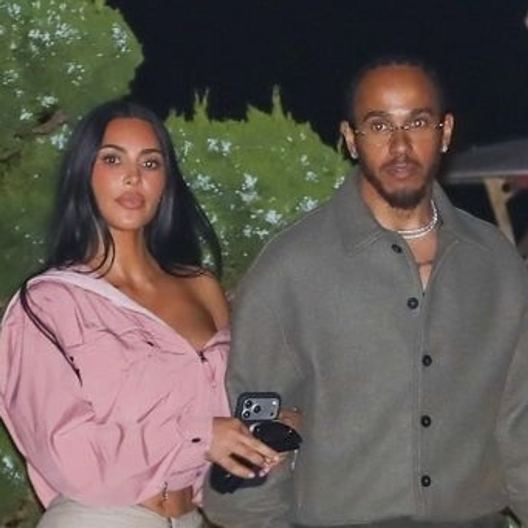 Kim Kardashian is "leaning" on Lewis Hamilton as the family mourns their grandmother MJ
