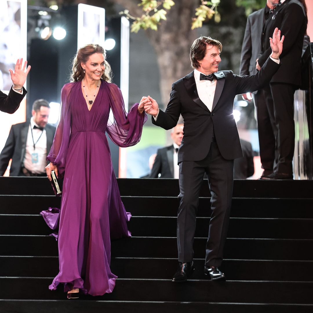Kate Middleton nearly trips after gown mishap during Tom Cruise’s movie premiere