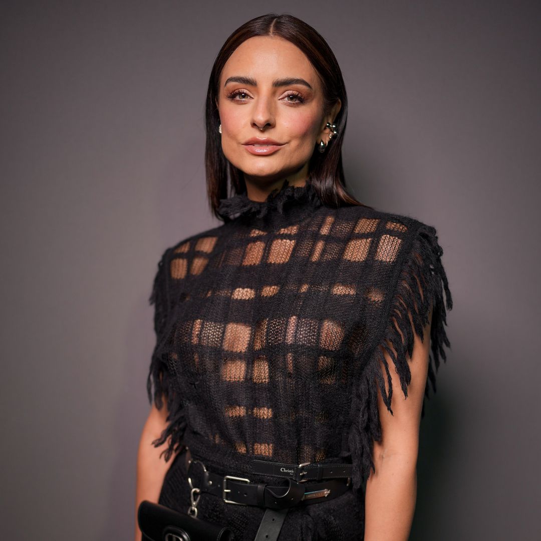 Aislinn Derbez at the Christian Dior Fall RTW 2025 fashion show as part of Paris Fashion Week on March 4, 2025 in Paris, France