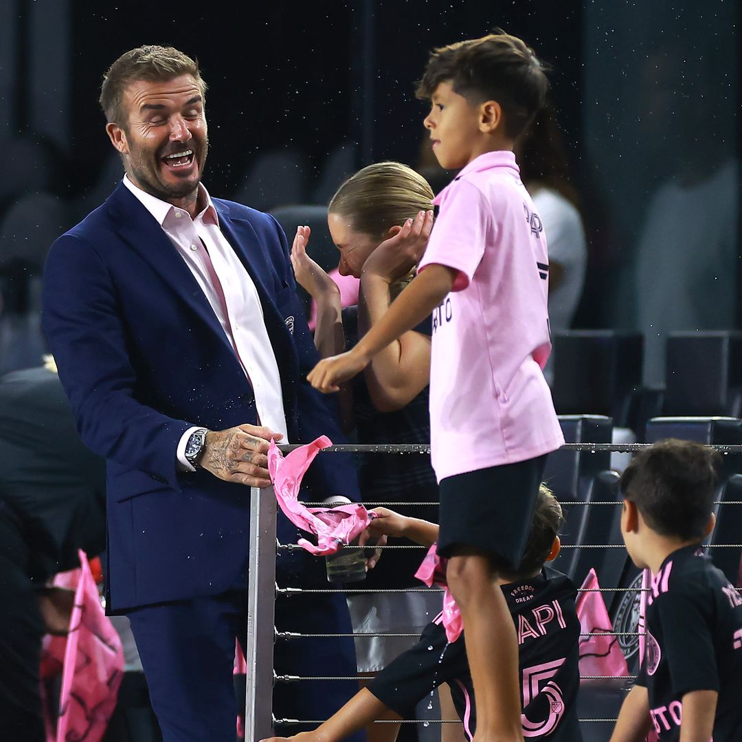 David Beckham was very kind and affectionate to Messi and Antonela's sons