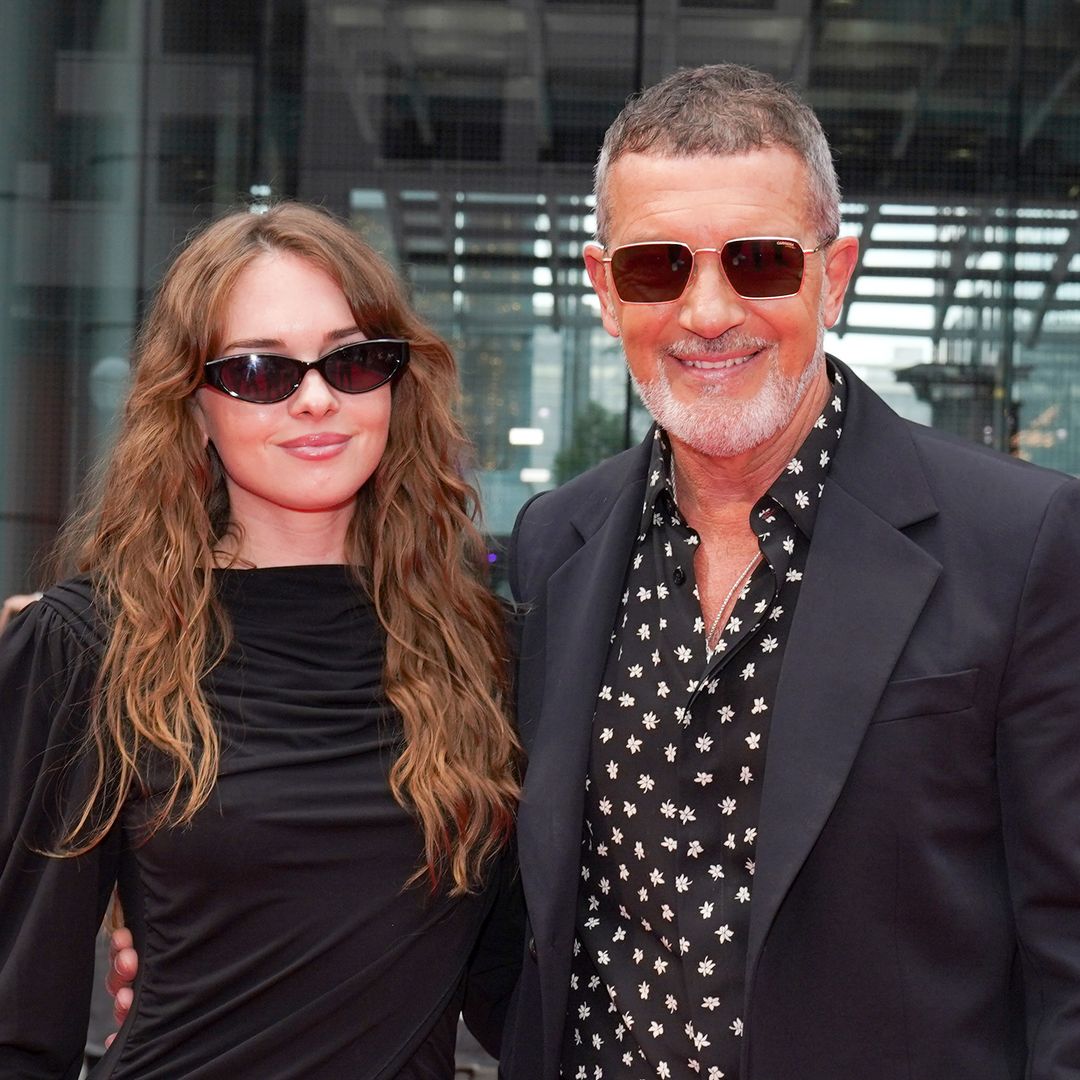 Antonio Banderas beams with pride as daughter Stella joins him on the red carpet