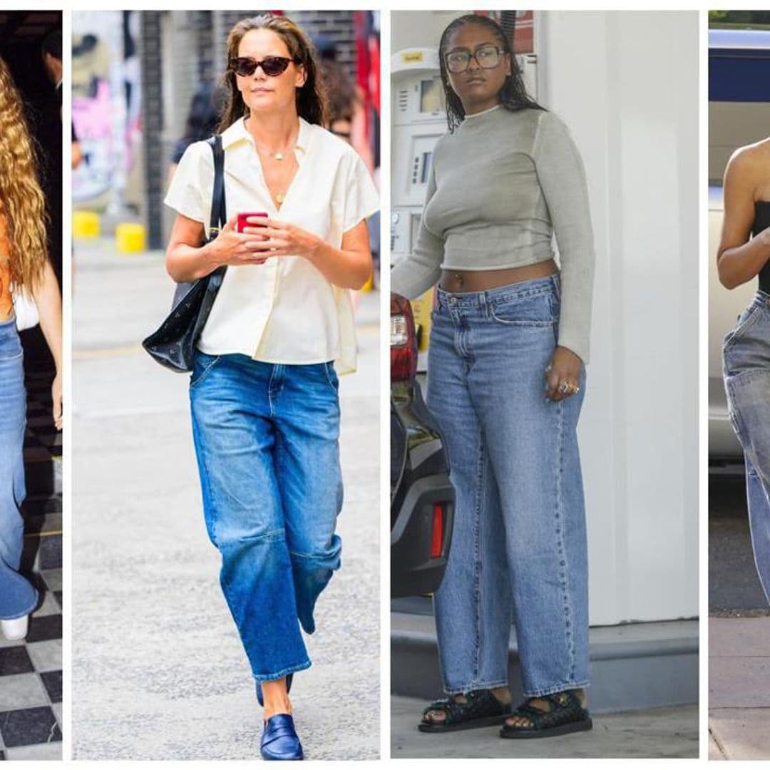 Sasha Obama, Jennifer Lopez, Kim Kardashian and more celebs rocking baggy jeans this fall