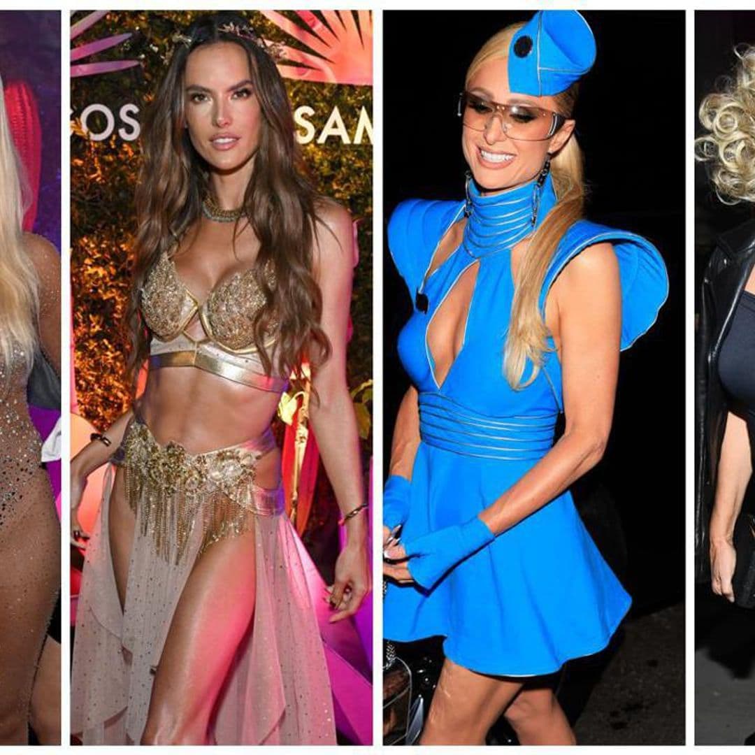Celebrity Halloween costumes: From the Kardashians, to Jessica Alba, Hailey Bieber, and more