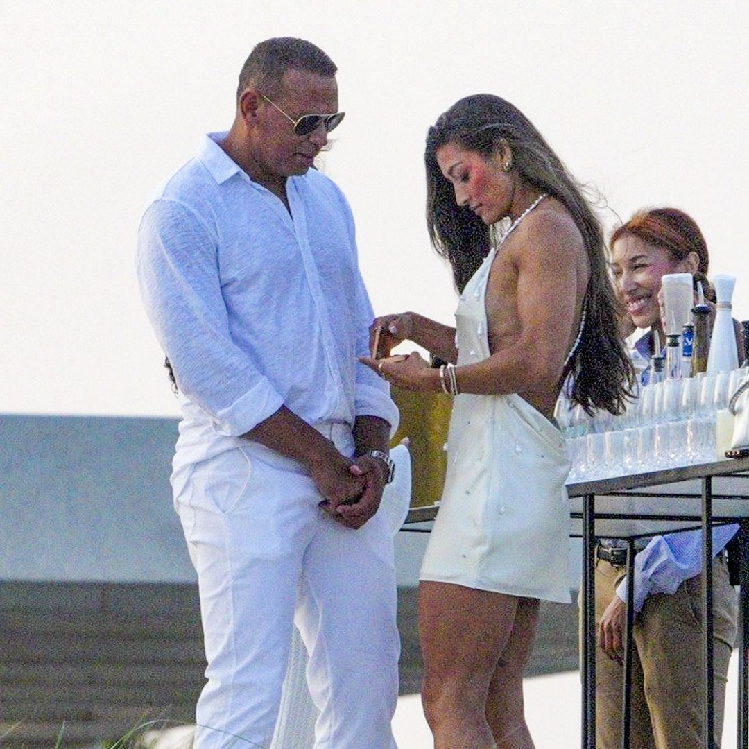 Alex Rodriguez spotted kissing mystery brunette at Michael Rubin's White Party weeks after split from Jaclyn Cordeiro