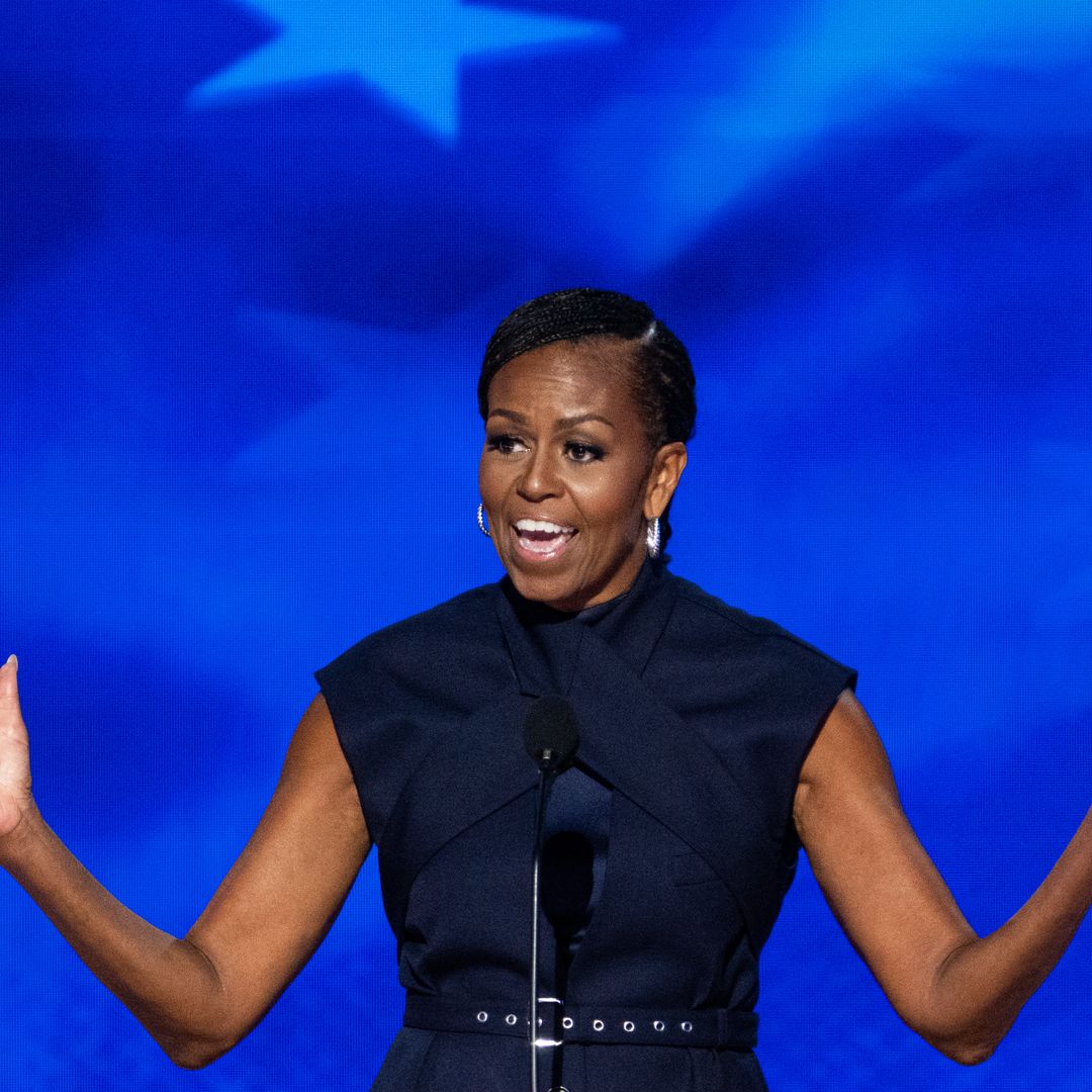 Michelle Obama radiates joy in bright, feminine and unapologetically colorful summer dress