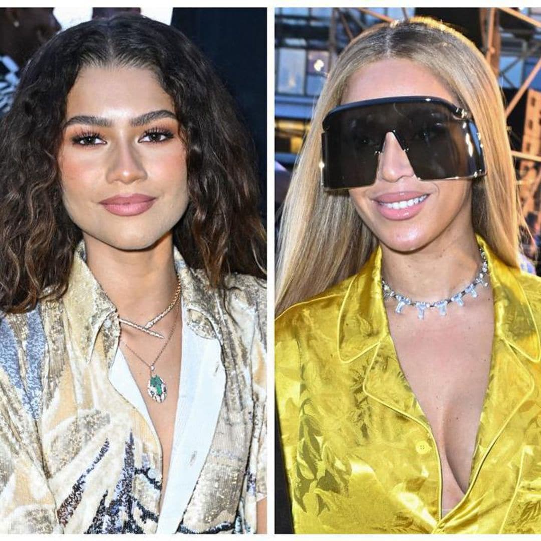 Beyoncé and Zendaya’s sweet interaction at Louis Vuitton fashion show