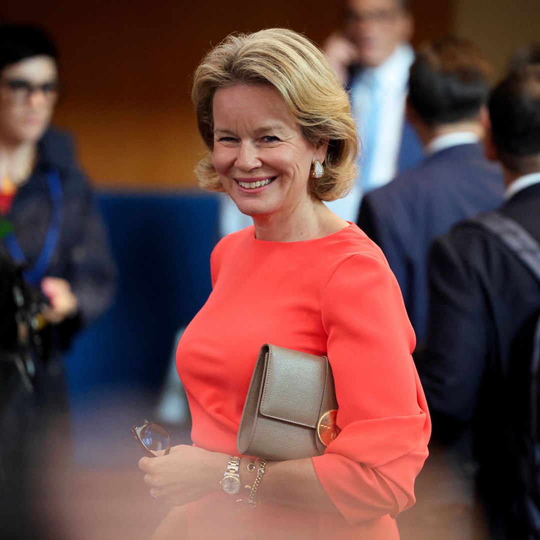 Queen Mathilde turns heads in New York with an unexpected twist on the classic pantsuit
