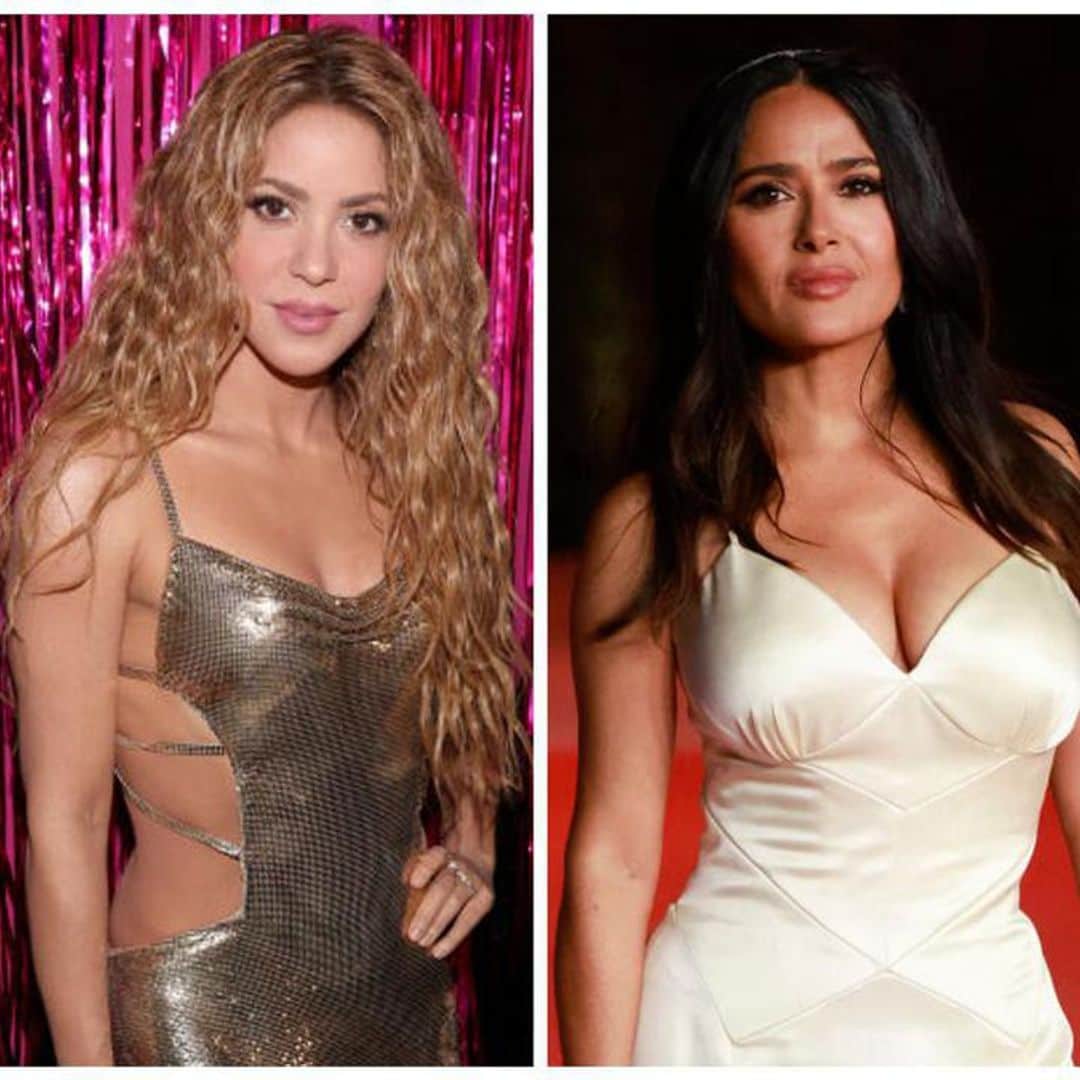 Salma Hayek dances to ‘Hips Don’t Lie’ celebrating Shakira’s birthday