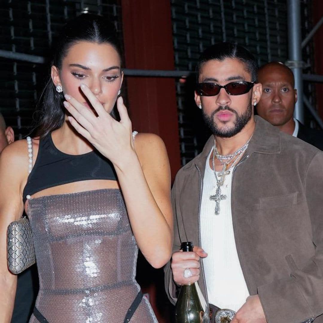 Bad Bunny and the Kardashians leave Met Gala together to afterparty