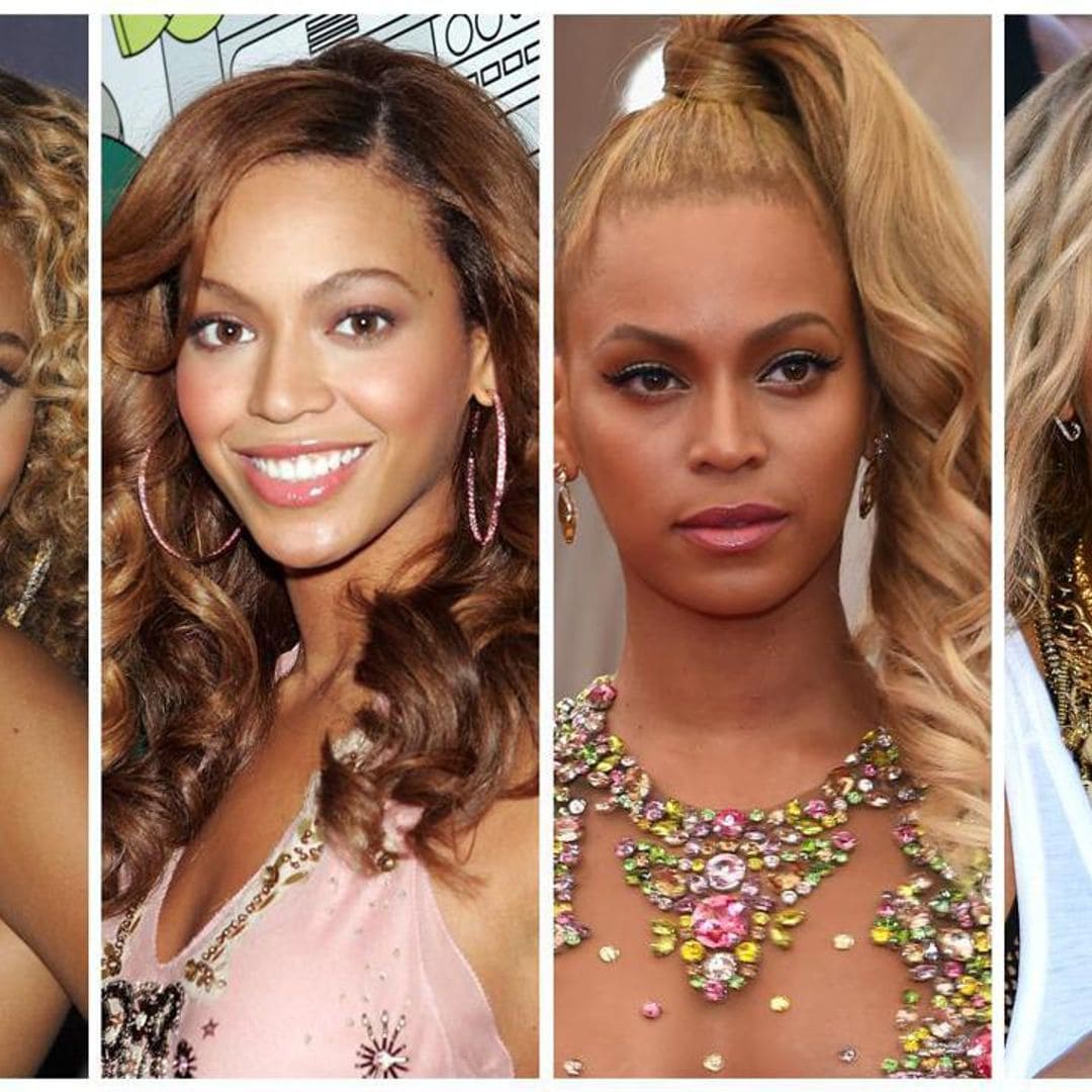 Beyoncé shows her natural hair length during a wash day routine