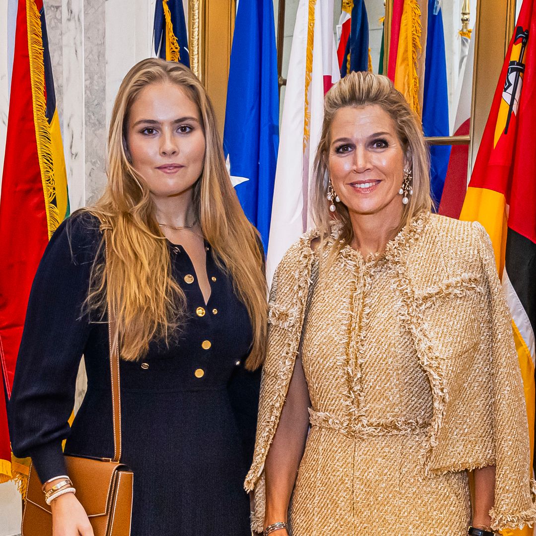 Princess Amalia wows in trendy style during meeting with Bill Gates