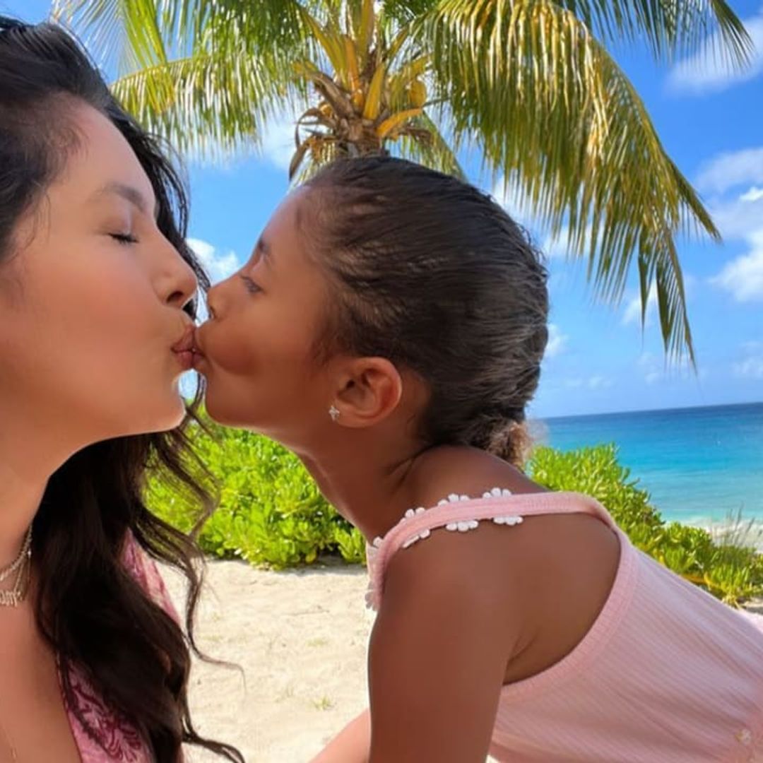 Vanessa Bryant takes daughters Natalia, Bianka, and Capri to the Caribbean for an Easter vacation