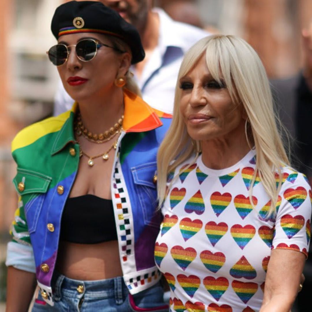 Lady Gaga unveils collaboration with Versace just in time for Pride Month