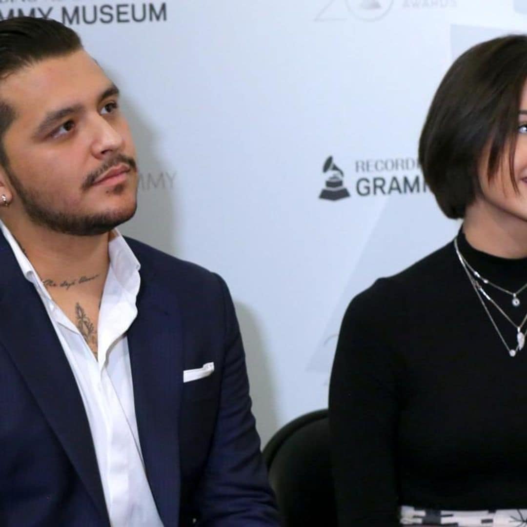 Christian Nodal and Ángela Aguilar rock matching outfits while arriving in Ecuador for a concert