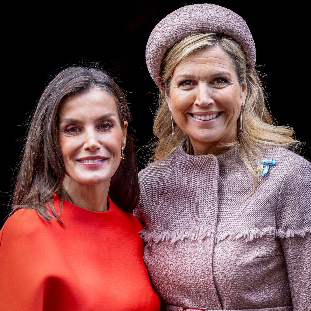 Queen Letizia and Queen Maxima's youngest daughters celebrate major milestone on the same day