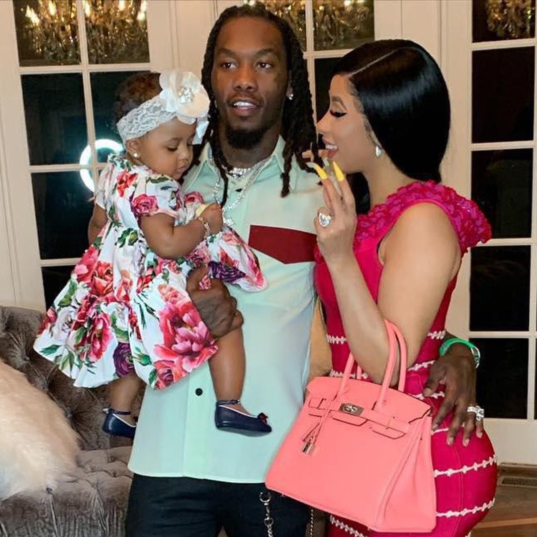 Cardi B rescues daughter Kulture from a sticky situation