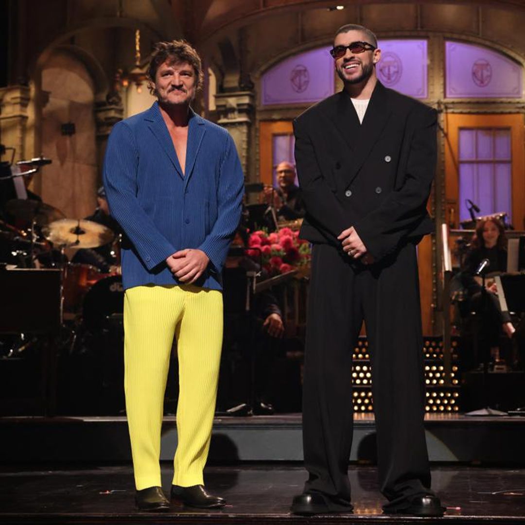 Bad Bunny and Pedro Pascal share sweet moment together on surprise ‘SNL’ appearance