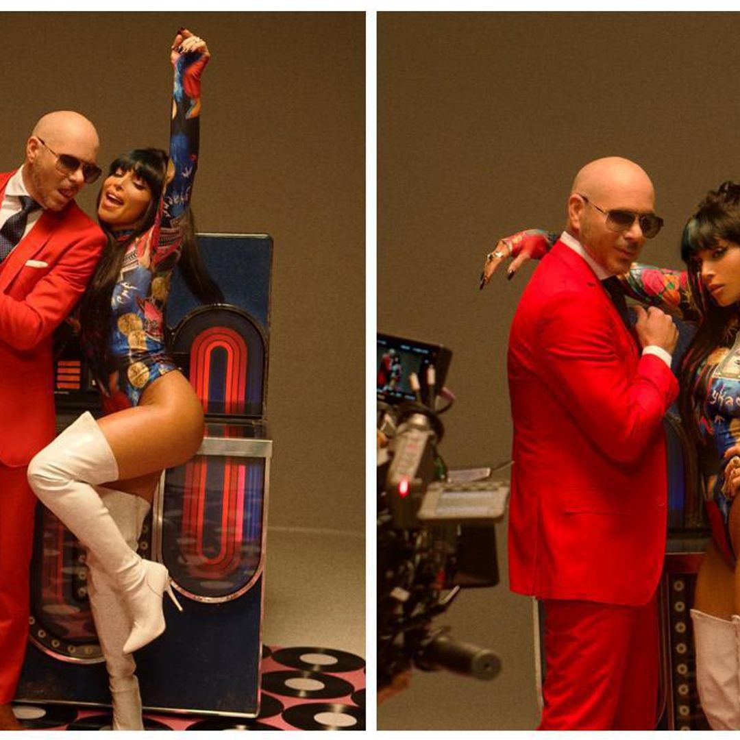 Chesca and Pitbull set the Billboard Latin Music Award stage on fire with ‘Te Quiero Baby’ performance