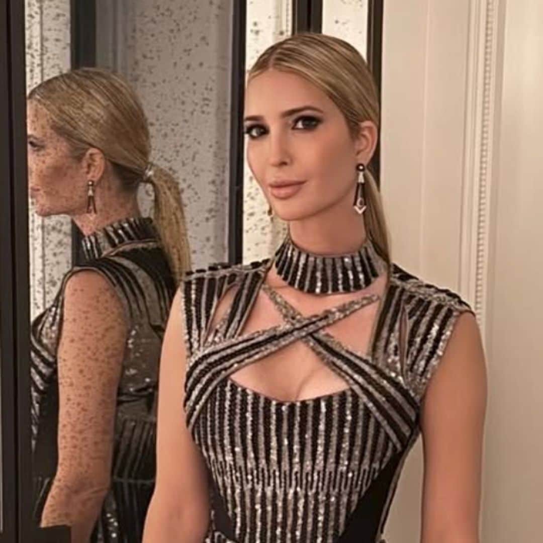 Ivanka Trump shows off her curves in tiny corset and heeled sandals in London outing