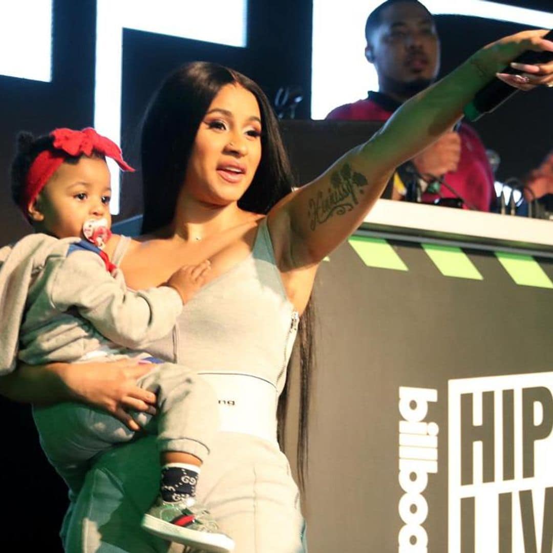 Cardi B’s daughter Kulture is the cutest in mini Ferrari race