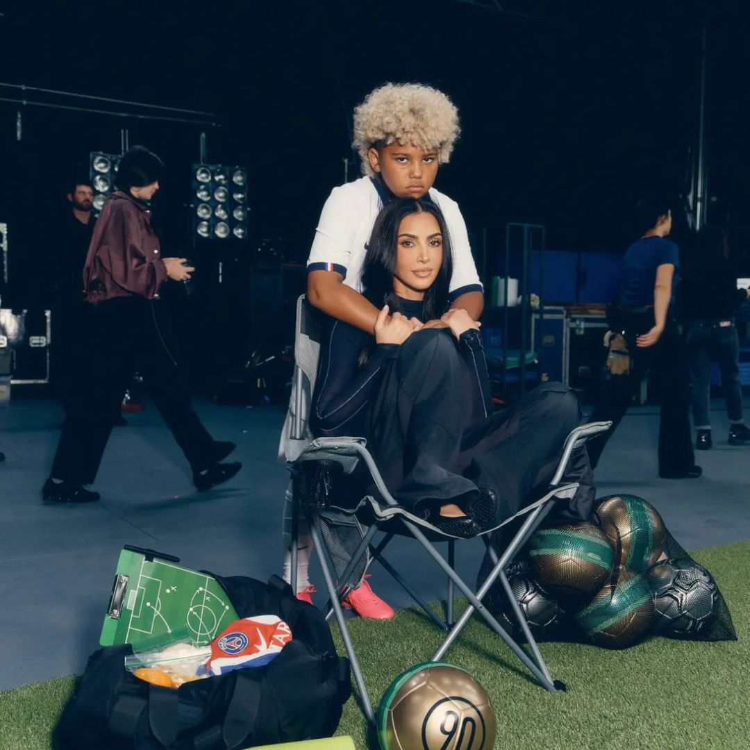 Kim Kardashian’s son, Saint West, makes his modeling debut in World Cup campaign featuring Ronaldo, Young Miko, and more