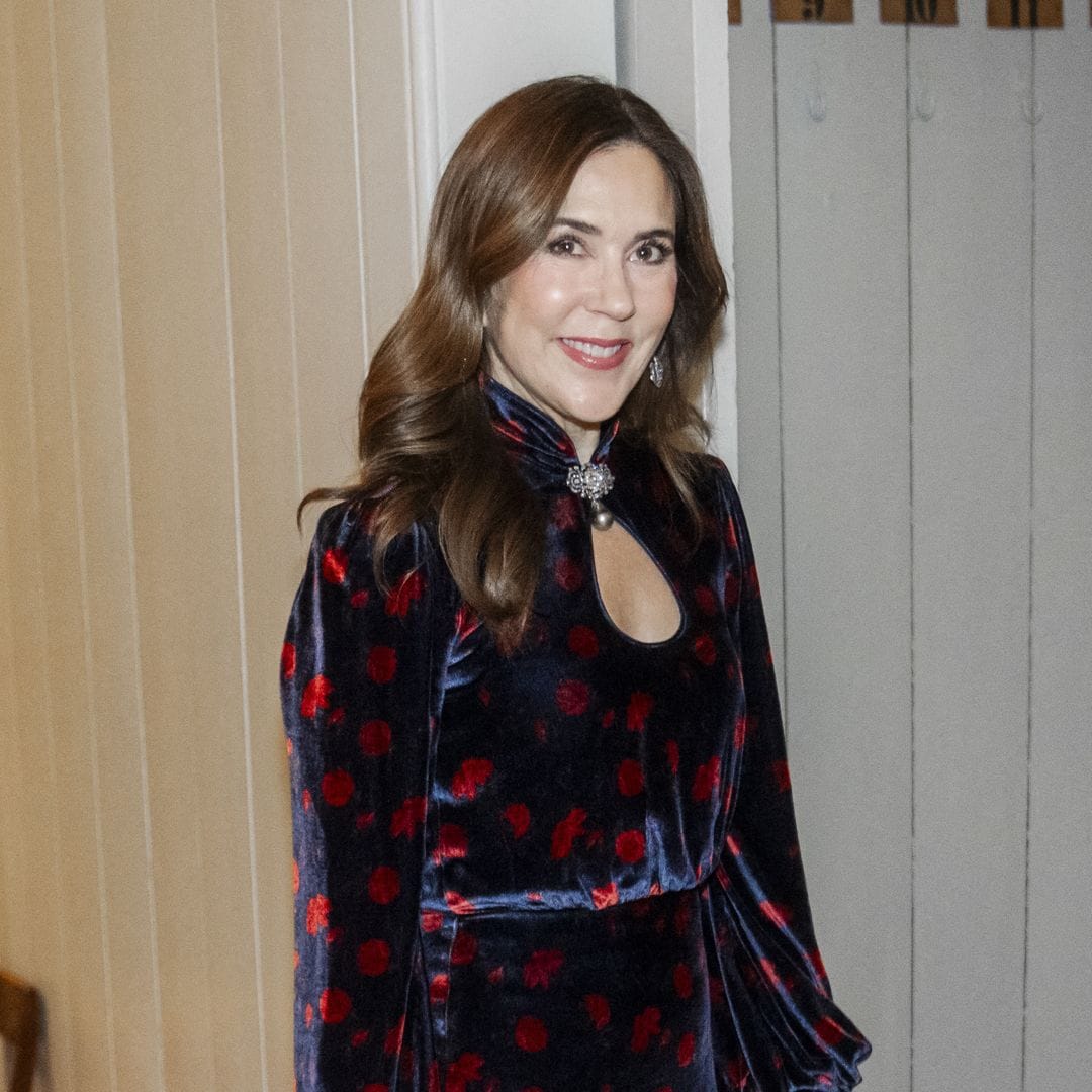 Mary of Denmark makes an elegant statement alongside Queen Margrethe in a velvet dress