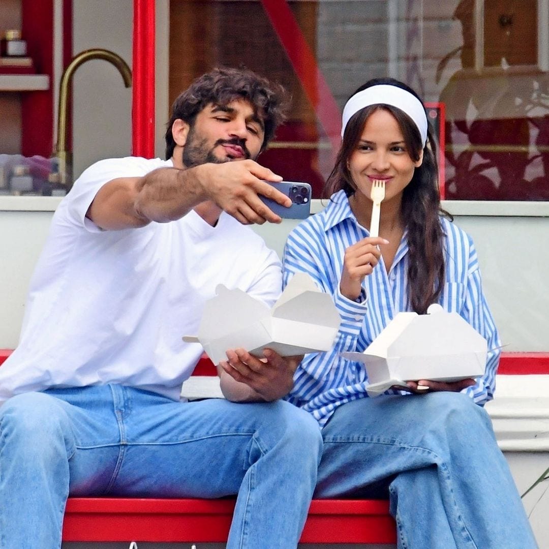 Eiza Gonzalez and Guy Binns are all smiles during their latest romantic date in London