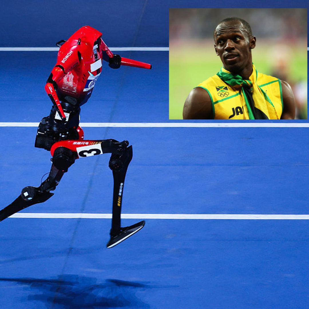 A robot beat Usain Bolt’s 100-meter record - then crashed into a wall