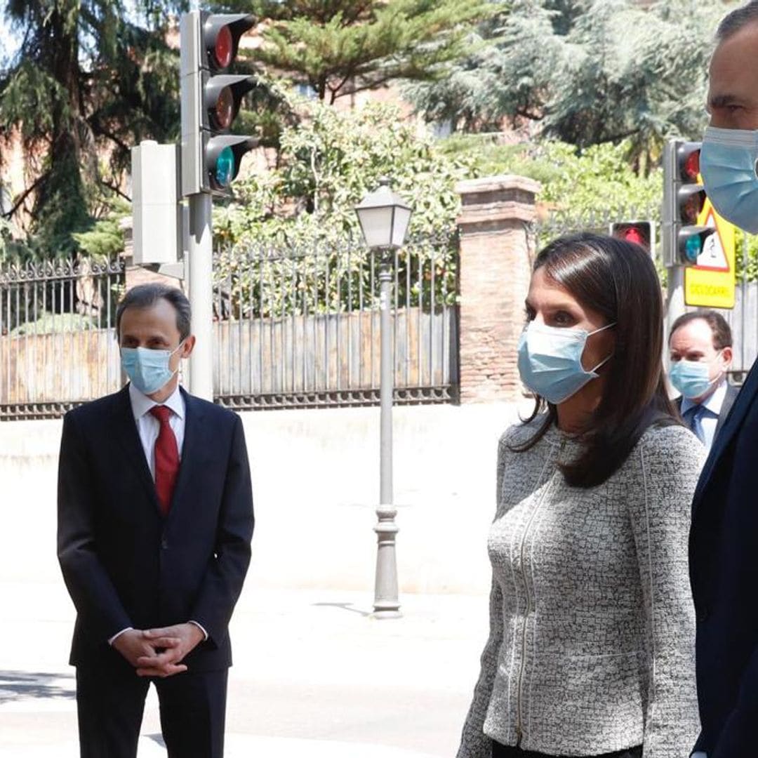 Queen Letizia nails social-distancing style as Spain eases lockdown measures