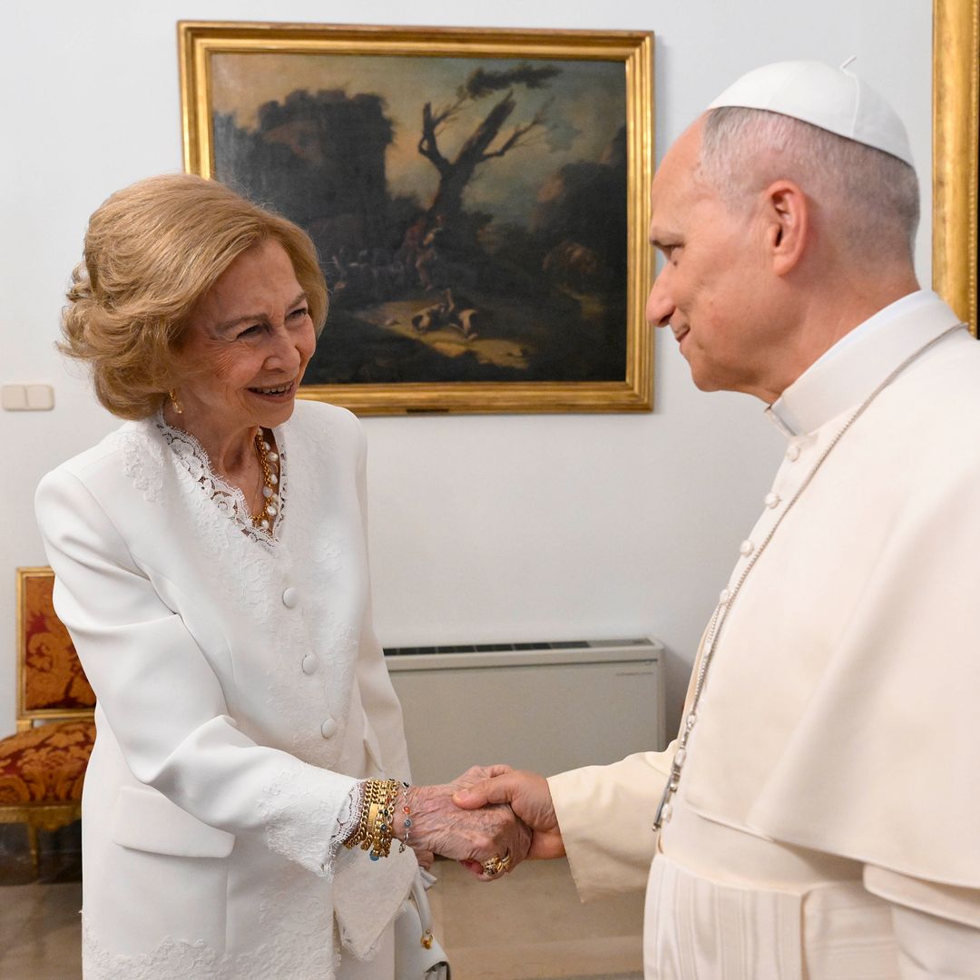 Queen Sofía’s quiet and emotional tribute to her sister during her encounter with the Pope