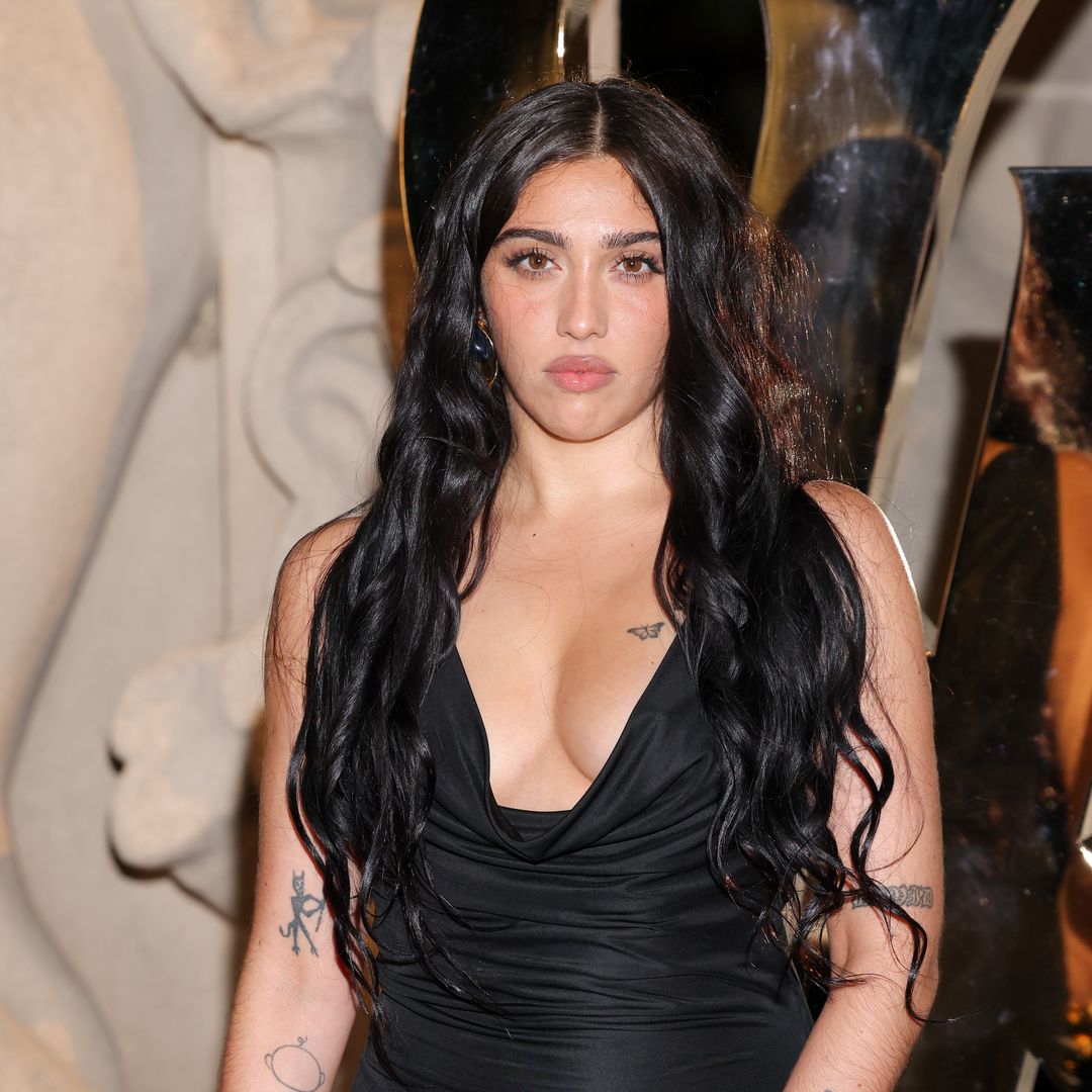 Lourdes Leon pairs black crop top with chic shoulder bag during frozen yogurt outing in New York