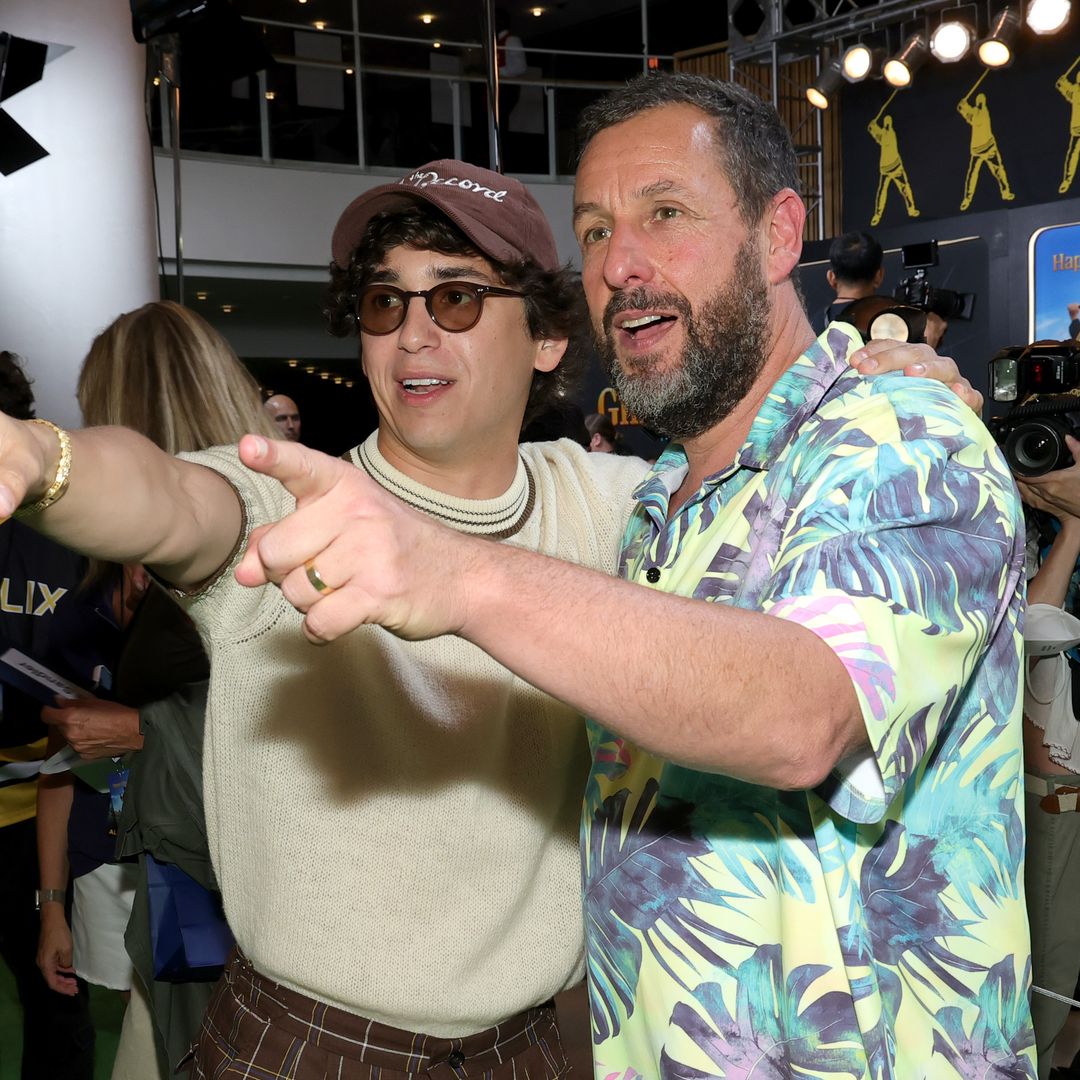 SNL's Marcello Hernández introduces girlfriend Ana Amelia Cabral during 'Happy Gilmore 2' premiere
