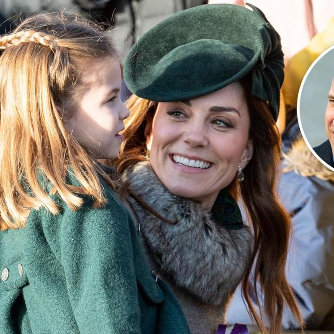 Prince William says daughter Charlotte is 'just like my wife' Kate