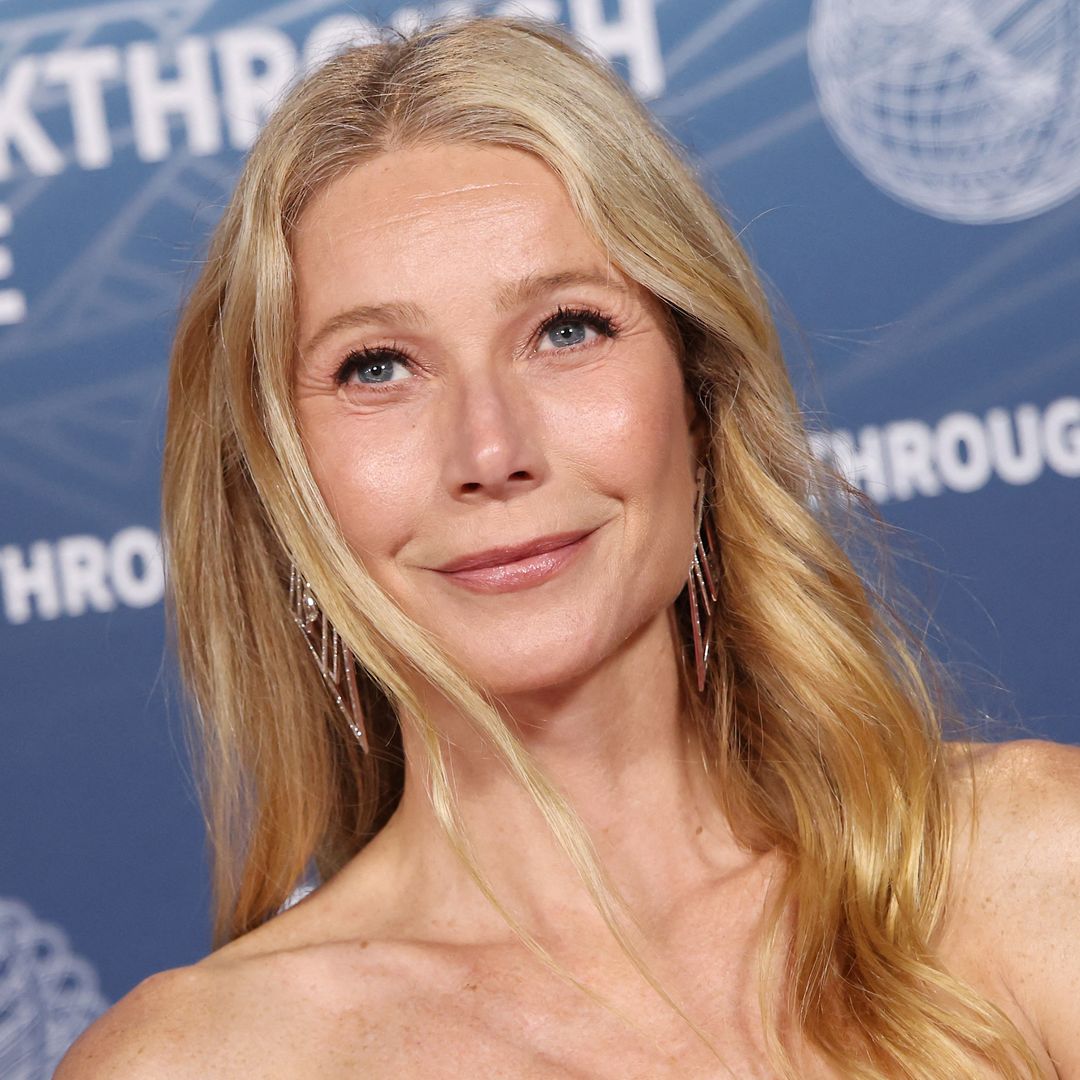 Gwyneth Paltrow makes a fashion faux pas during a rare public appearance