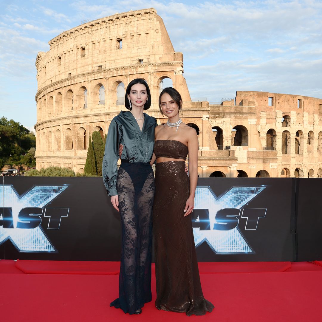 Meadow Walker and Jordana Brewster at the "FAST X Road To Rome" at Colosseo