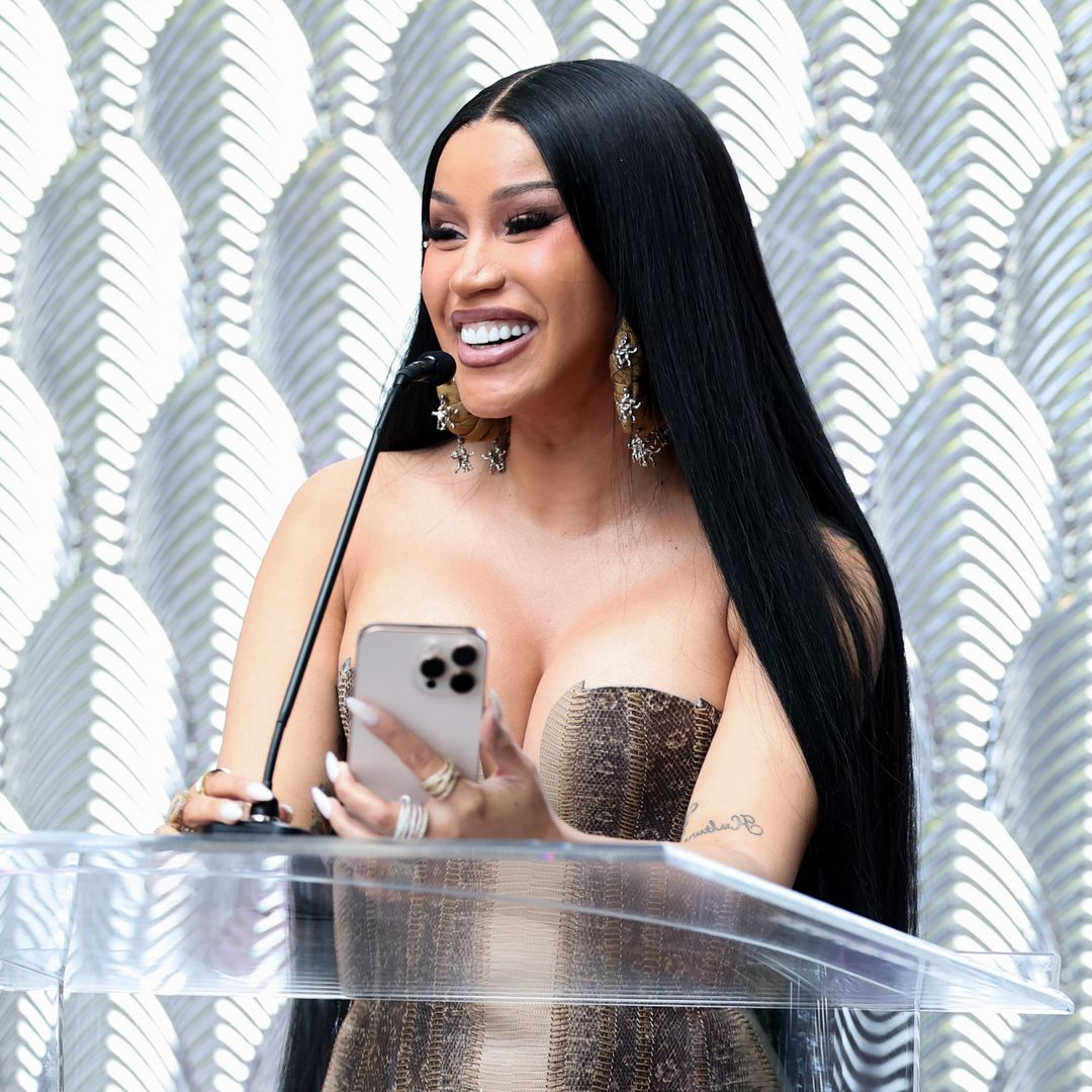 Cardi B's daughter, Blossom, debuts on social media with the cutest smile