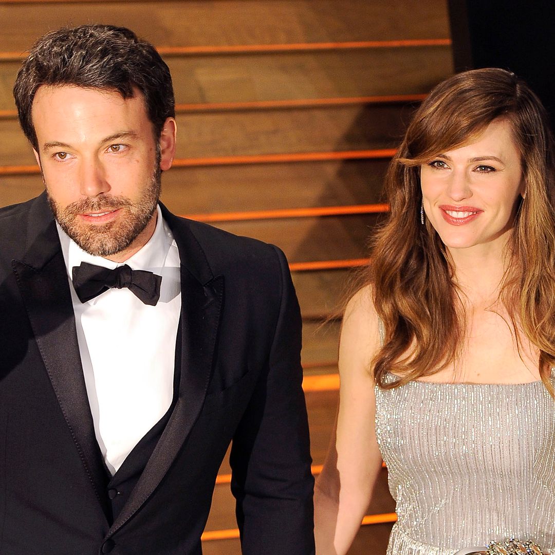 Ben Affleck and Jennifer Garner coordinate matching blue looks while grabbing food in Los Angeles