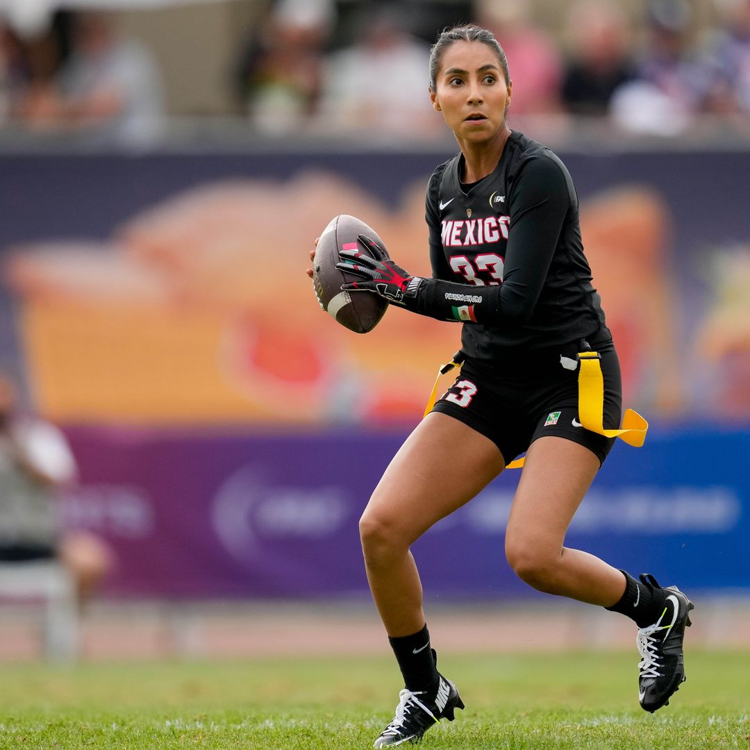 Captain and quarterback Diana Flores helped Mexico secure its place at the 2028 Olympic Games in Los Angeles.