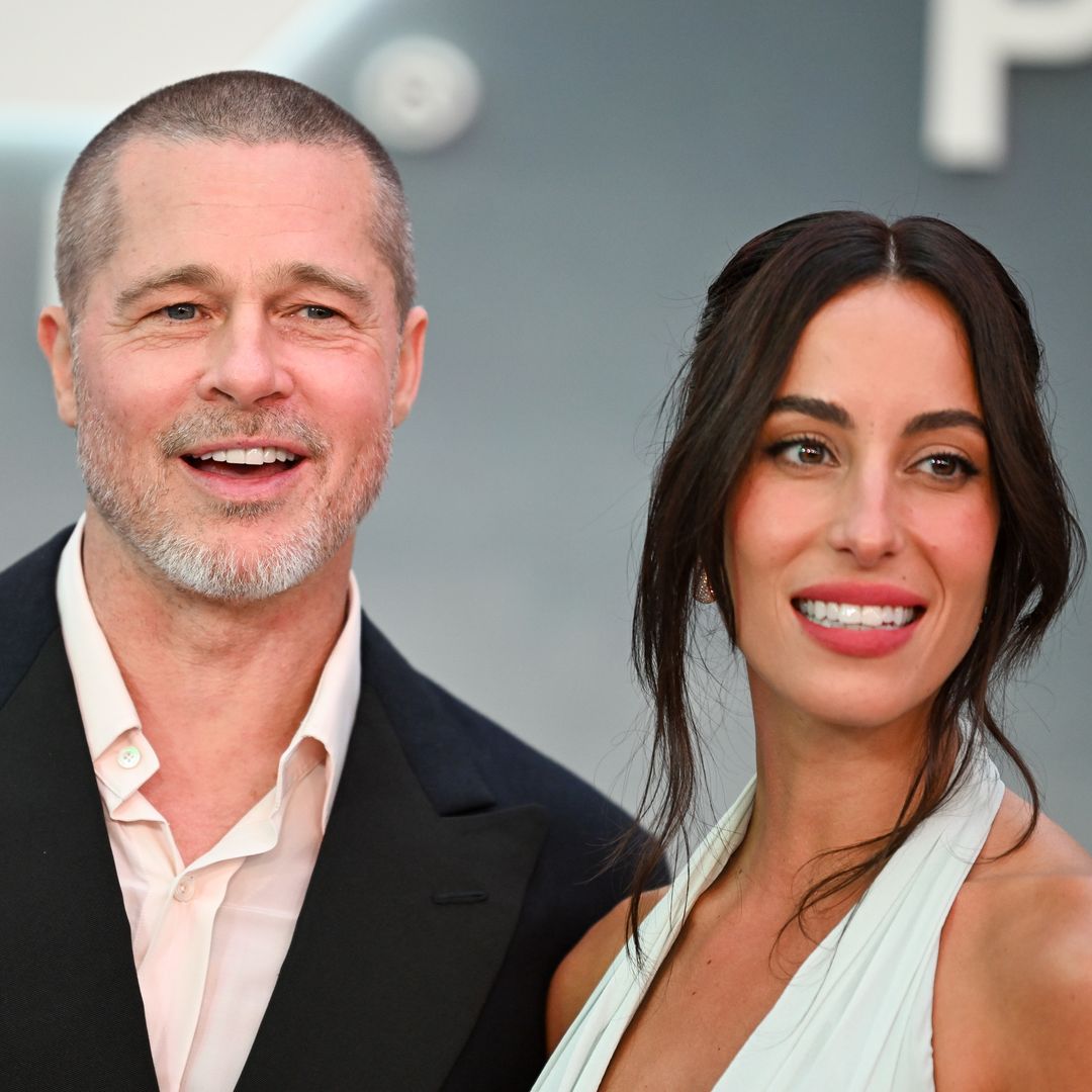 Brad Pitt and Ines de Ramon match in blue after NY red carpet debut