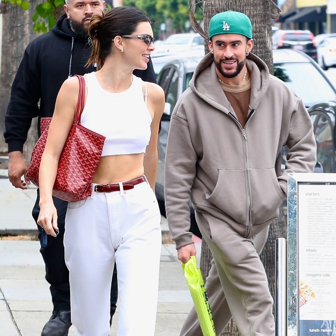 Bad Bunny and Kendall Jenner enjoy romantic Parisian night out with matching outfits