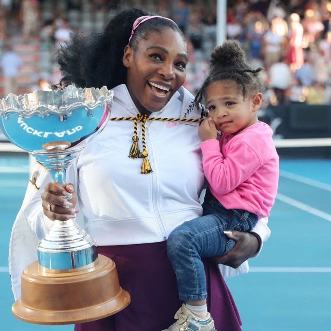 Olympia Ohanian waiting for mom Serena Williams to finish work is a whole mood