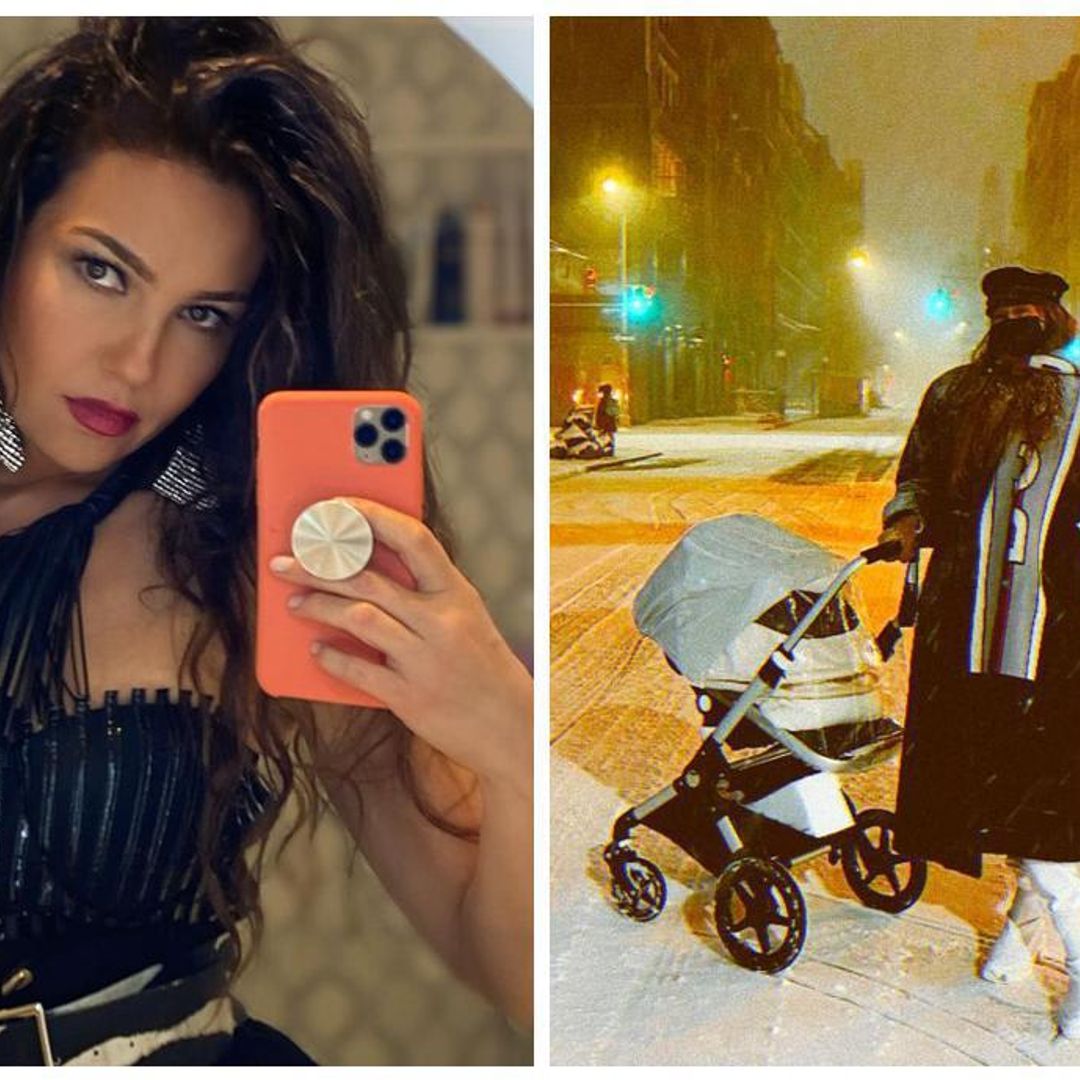 Gigi Hadid’s baby has first snow day, Thalía’s aging backwards and more star photos
