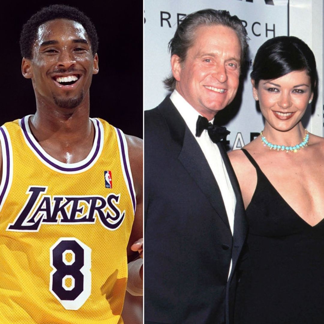 Michael Douglas says Kobe Bryant used to stop by Catherine Zeta-Jones’ home before he met Vanessa