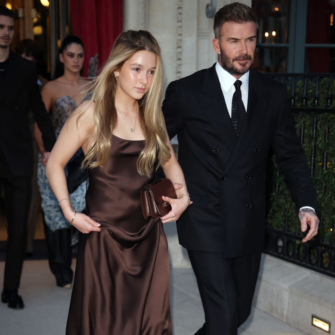 Harper Beckham’s gorgeous blonde hair steals the spotlight at Paris Fashion Week